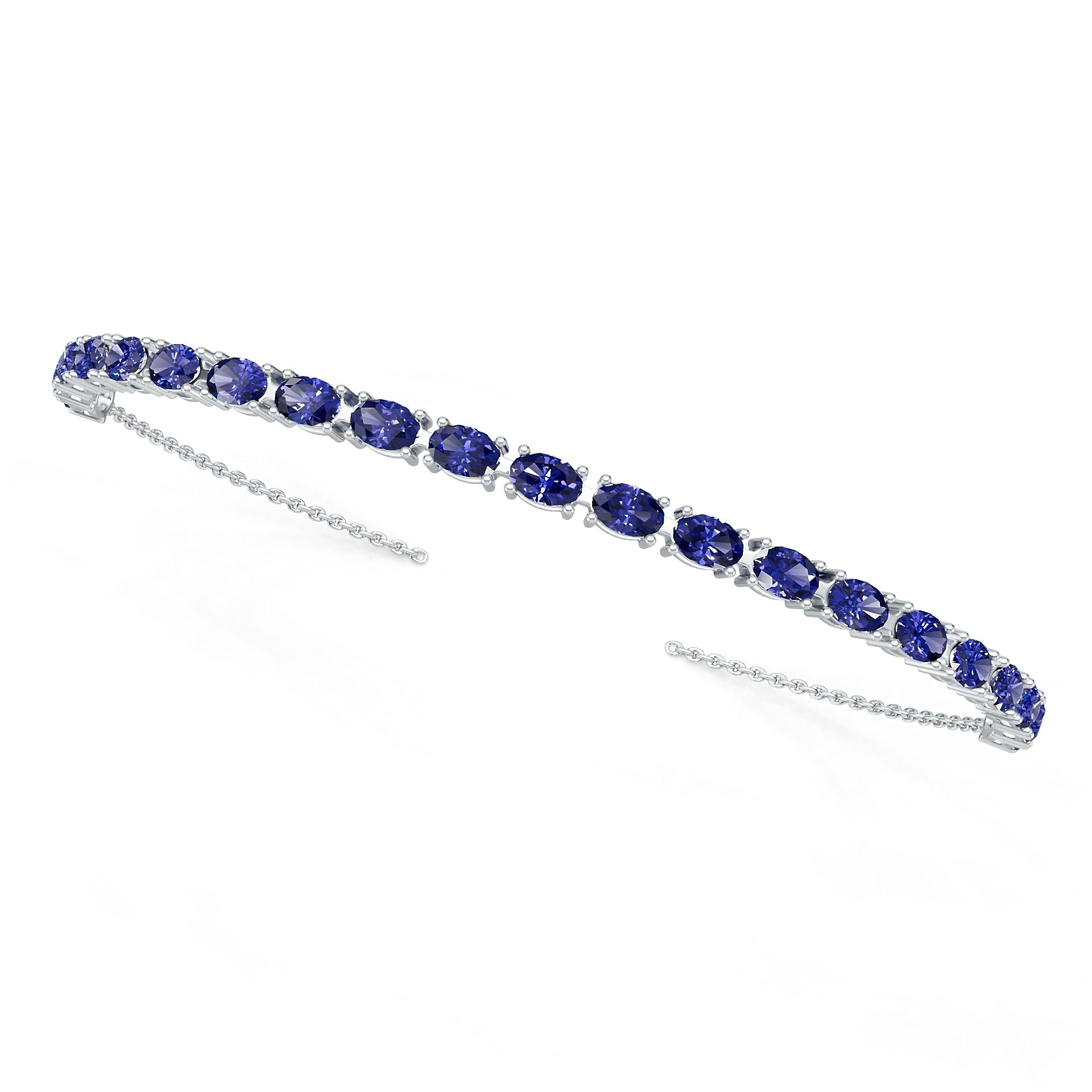 Sterling Silver Semi Mount Bracelet Setting Oval OV 6X4mm DHJ