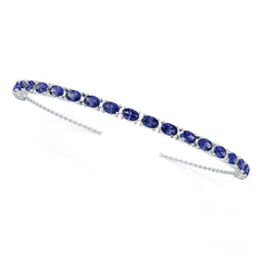 Sterling Silver Semi Mount Bracelet Setting Oval OV 6X4mm DHJ