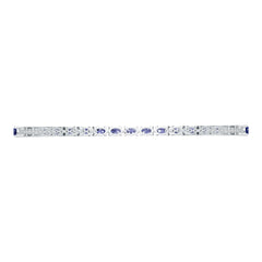 Sterling Silver Semi Mount Bracelet Setting Oval OV 6X4mm DHJ