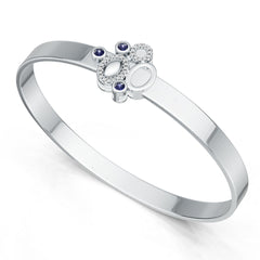 Sterling Silver Semi Mount Bracelet Setting Round RD 2.5mm DHJ