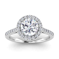 Celestial Halo Engagement Ring - Syzjewelry