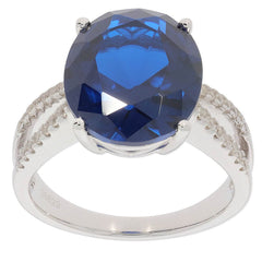 Sterling Silver Semi Mount Ring Setting Oval OV 14X12mm - Syzjewelry