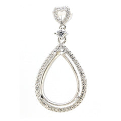 Jewelry Wax Semi Mount Pendant Setting Pear Shape PE 18x13mm 596