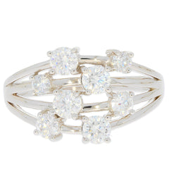 Sterling Silver Semi Mount Ring Setting Round RD 4X4mm 22752 - Syzjewelry