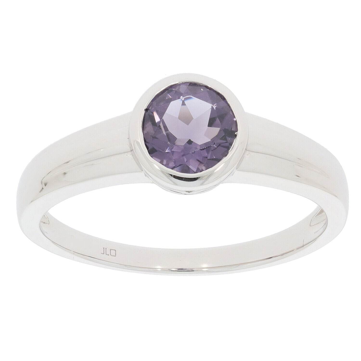 Sterling Silver Semi Mount Ring Setting Round RD 7x7mm Bezel Set - Syzjewelry