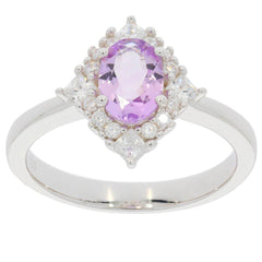 Sterling Silver Semi Mount Ring Setting Oval OV 6X4mm ` - Syzjewelry