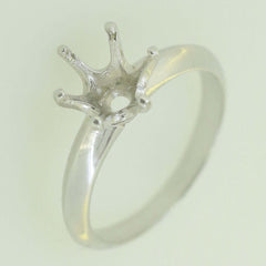 Jewelry Wax Semi Mount Ring Setting Rd 8x8mm Solitaire Knife Edge Shank