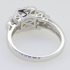 Sterling Silver Semi Mount Ring Setting Oval OV 7X5mm Halo Topaz Solid - Syzjewelry