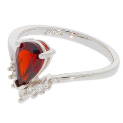 Sterling Silver Semi Mount Ring Setting Pear PE 9X6mm - Syzjewelry