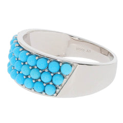 Sterling Silver Semi Mount Ring Setting Cabochon Round RD 2.5X2.5mm Wh - Syzjewelry