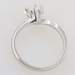 Jewelry Wax Semi Mount Ring Setting Rd 4 4.5mm Solitaire ByPass Engagement L