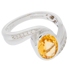 Sterling Silver Semi Mount Ring Setting Oval OV 9X7mm White Topaz D-PJC24269 - Syzjewelry