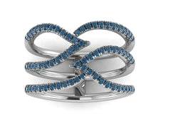 Jewelry Wax Semi Mount Ring Setting Round RD Cluster 群镶mm