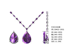 Jewelry Wax Semi Mount Pendant Setting Pear PE 30x22mm Pendant Necklace