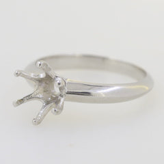 Jewelry Wax Semi Mount Ring Setting Rd 6x6mm Solitaire Knife Edge Shank