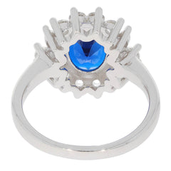 Sterling Silver Semi Mount Ring Setting Oval OV 10X8mm D-PJC26630R - Syzjewelry