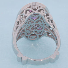 Sterling Silver Semi Mount Ring Setting Pear PE 7X5mm - Syzjewelry