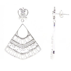 Sterling Silver Semi Mount Earrings Setting Oval OV 4X3mm -30 PE 4x3 - Syzjewelry