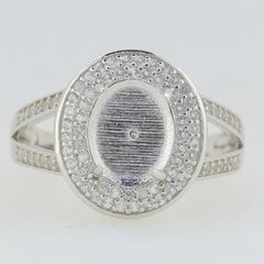 Jewelry Wax Semi Mount Ring Setting Oval OV 10x8mm Cab Black Spinel