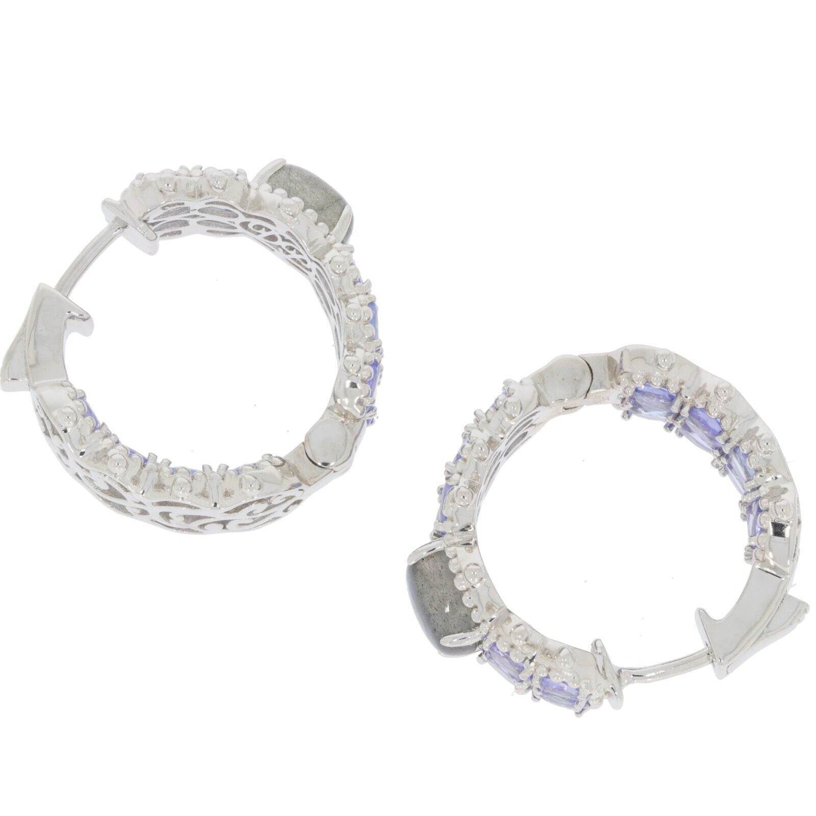 Sterling Silver Semi Mount Earrings Setting Oval OV 8x6 4x3mm White Topaz - Syzjewelry