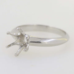 Jewelry Wax Semi Mount Ring Setting Rd 8x8mm Solitaire Knife Edge Shank