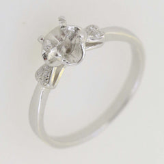 Jewelry Wax Semi Mount Ring Setting Rd 4 4.5mm Solitaire Accent Engagement