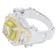 Sterling Silver Semi Mount Ring Setting Cushion CU 10X10mm - Syzjewelry