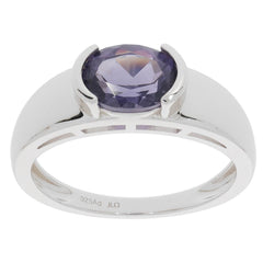 Sterling Silver Semi Mount Ring Setting Oval OV 9X7mm East West - Syzjewelry