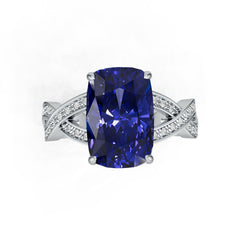 Sterling Silver Semi Mount Ring Setting Round Rd DHJ
