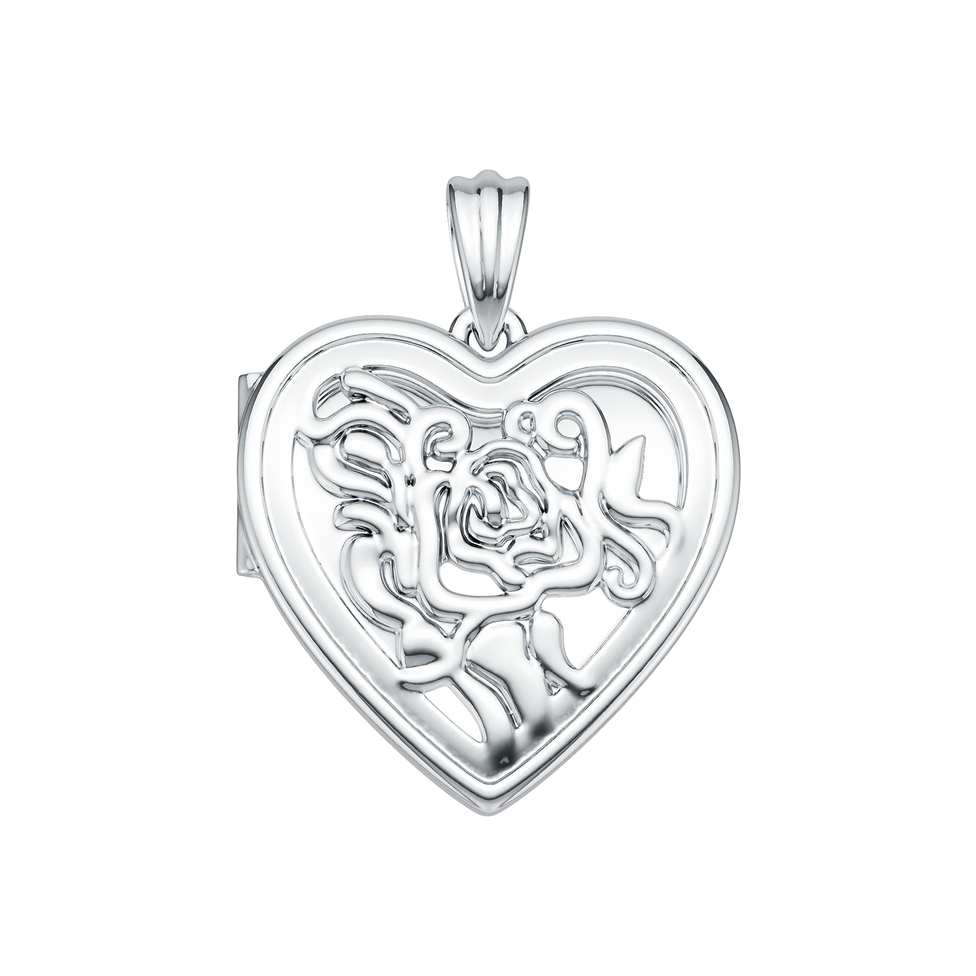 Platinum Semi Mount Pendant Setting Round Ro 6x6mm Syz Jewelry