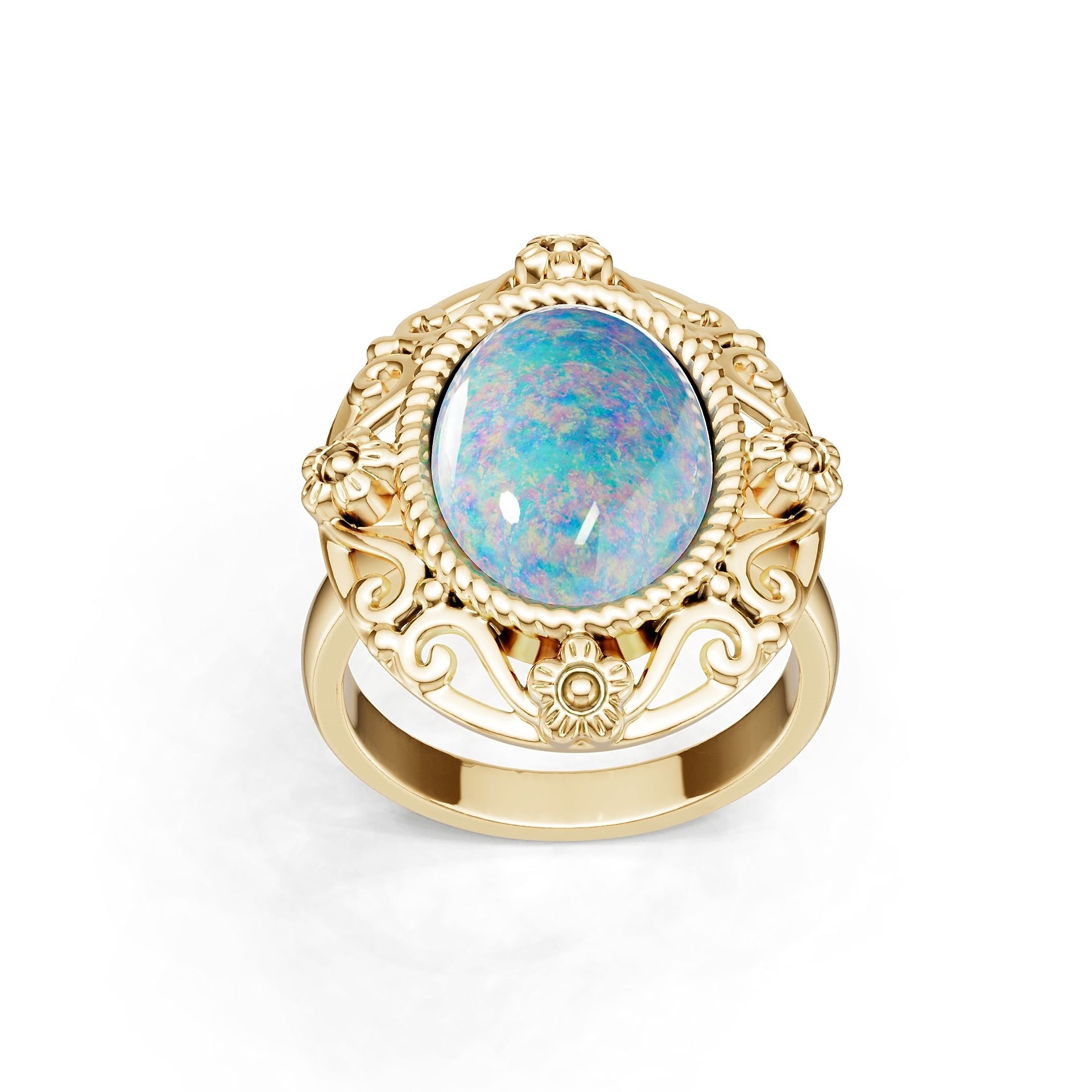 Platinum Semi Mount Ring Setting Oval Ov 14x10mm Syz Jewelry