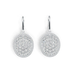 Sterling Silver Semi Mount Earrings Setting Round RD 2.6x2.6mm DHJ