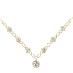 Sterling Silver Semi Mount Necklace Setting Round Ro 9x9mm DHJ