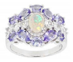 14K Gold Semi Mount Ring Setting Oval OV 7X5mm Cab Diamond Accent DHJ