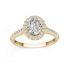 Sterling Silver Semi Mount Ring Setting Oval OV 8X6mm White Topaz Accents Syzjewelry
