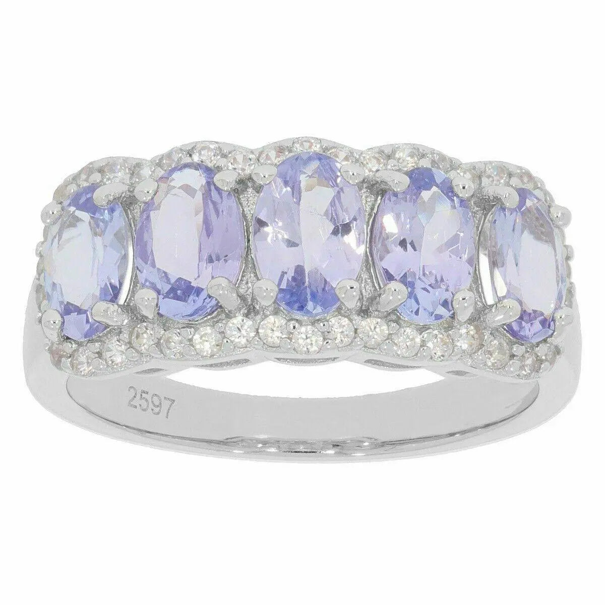 Platinum Semi Mount Ring Setting Oval OV 6X4mm Diamond Accent DHJ