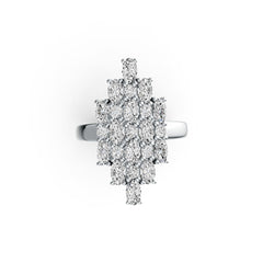 Sterling Silver Semi Mount Ring Setting Oval OV 5x3mm DHJ