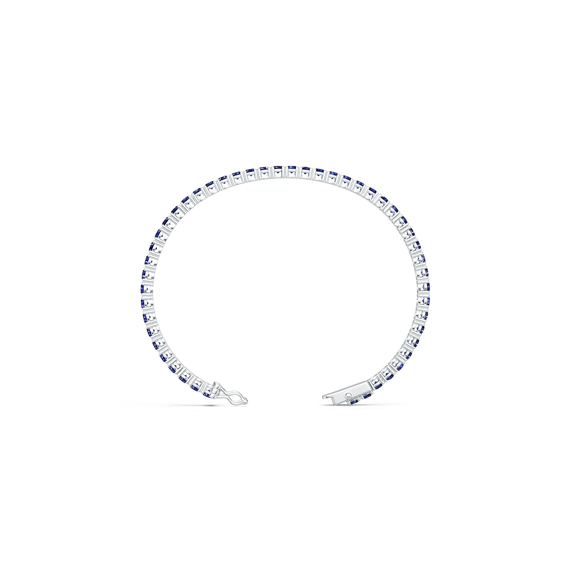 10K Gold Semi Mount Bracelet Setting Round Rd Moissanite Accent Syzjewelry