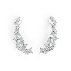 Sterling Silver Semi Mount Earrings Setting Marquise MQ 6X3mm MQ 5X2.5mm SQ 3X3mm DHJ