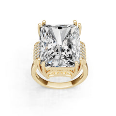 Platinum Semi Mount Ring Setting Emerald Em 6x6mm Diamond Accent Syz Jewelry