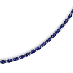 Sterling Silver Semi Mount Necklace Setting Oval Ov 5x3mm Sapphire Accent Syz Jewelry