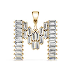 10K Gold Semi Mount Pendant Setting Square Sq 3x1mm Syz Jewelry