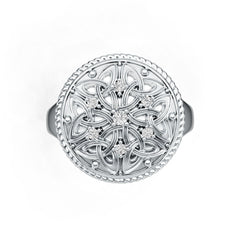 14K Gold Semi Mount Ring Setting Round Ro Syz Jewelry