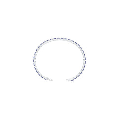 18K Gold Semi Mount Bracelet Setting Oval Ov Diamond Accent Syzjewelry
