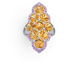 Sterling Silver Semi Mount Ring Setting Round RD 6x6mm DHJ