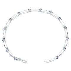 Sterling Silver Semi Mount Bracelet Setting Round Ro Syz Jewelry
