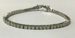 10K Gold Semi Mount Bracelet Setting Round RD 3x3mm DHJ