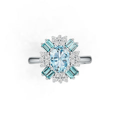 Sterling Silver Semi Mount Ring Setting Oval OV 8x6mm Syzjewelry