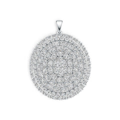 Sterling Silver Semi Mount Pendant Setting Oval OV 4X3mm DHJ