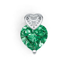 Sterling Silver Semi Mount Pendant Setting Heart HT 7X7mm DHJ
